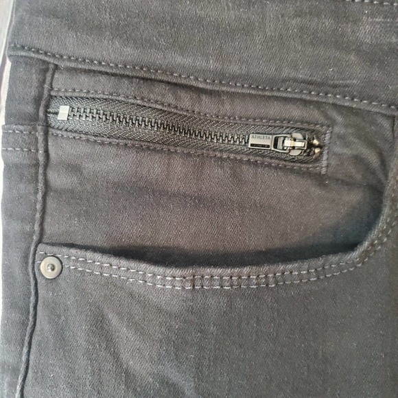 Athleta Plus Size Women's Skinny Jeans 24X Black Stretch 6‎ Pocket Ankle - Picture 4 of 8
